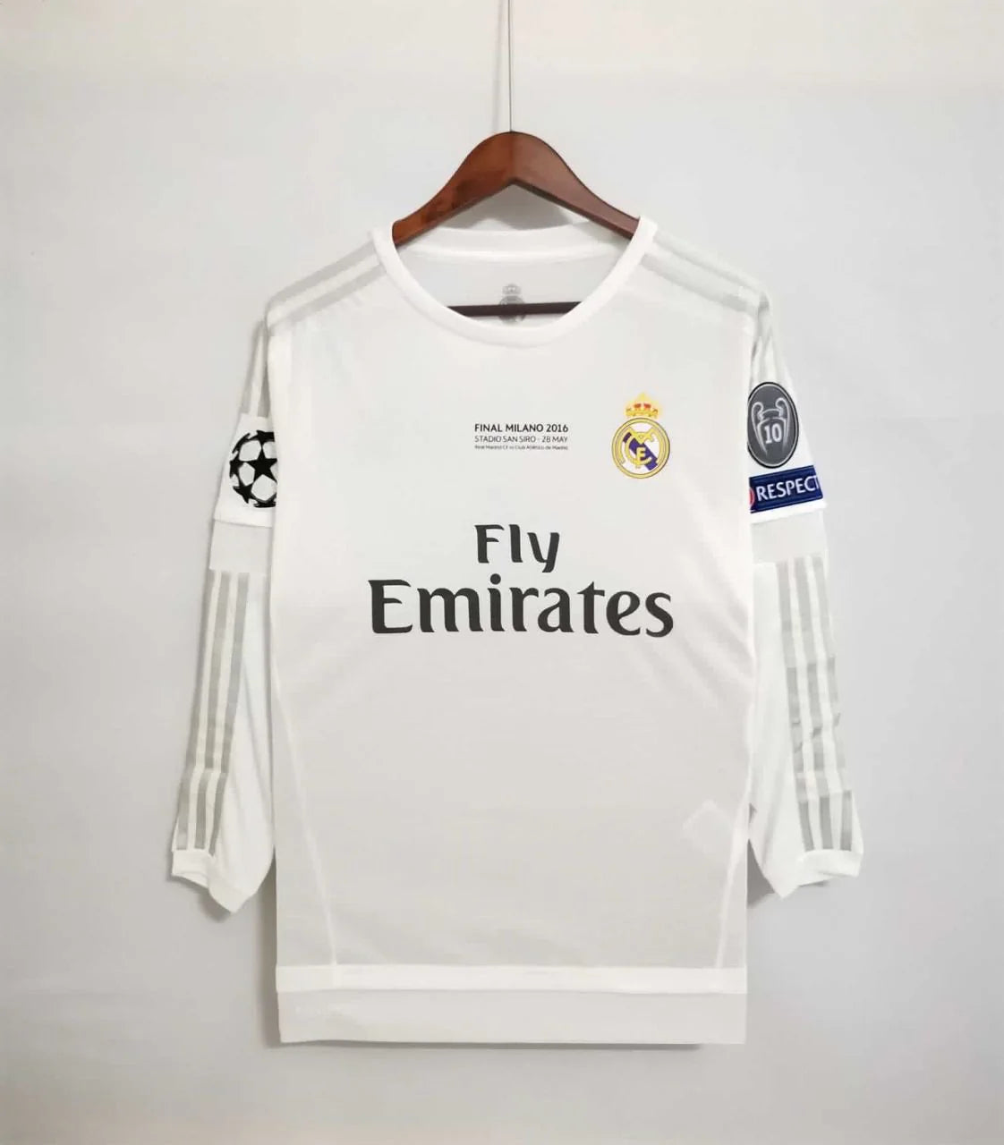 Retro Real Madrid Långärmad