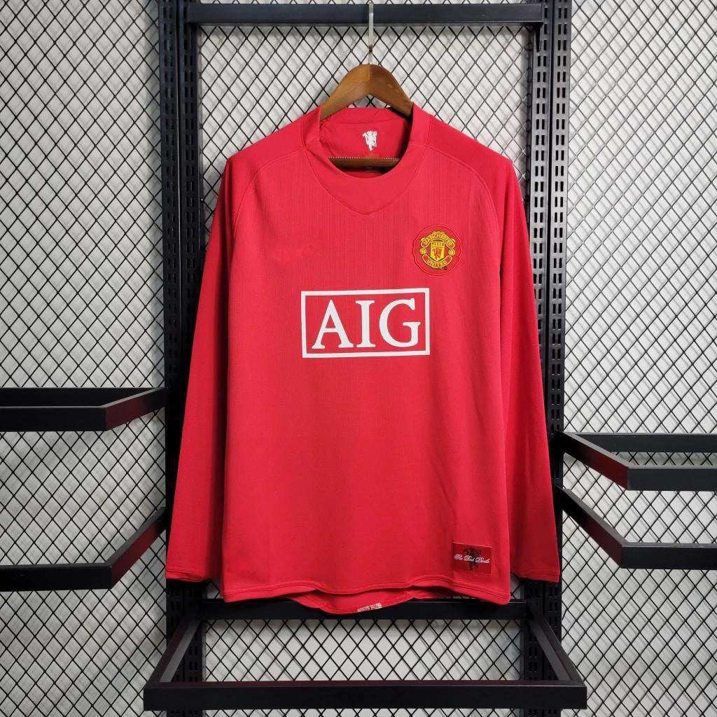 Retro Manchester United Långärmad